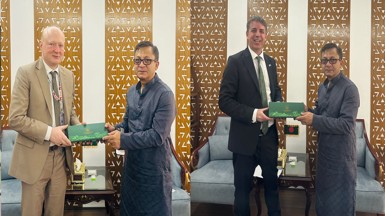 বাণিজ্যমন্ত্রীর সঙ্গে জার্মানি ও সুইডেন রাষ্ট্রদূতের পৃথক বৈঠক