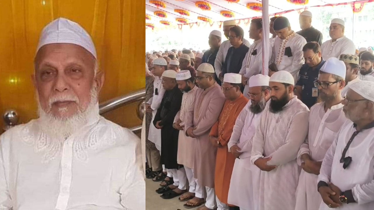 ব্রাহ্মণবাড়িয়ায় বিএনপি নেতা হারুন অর রশীদের দাফন