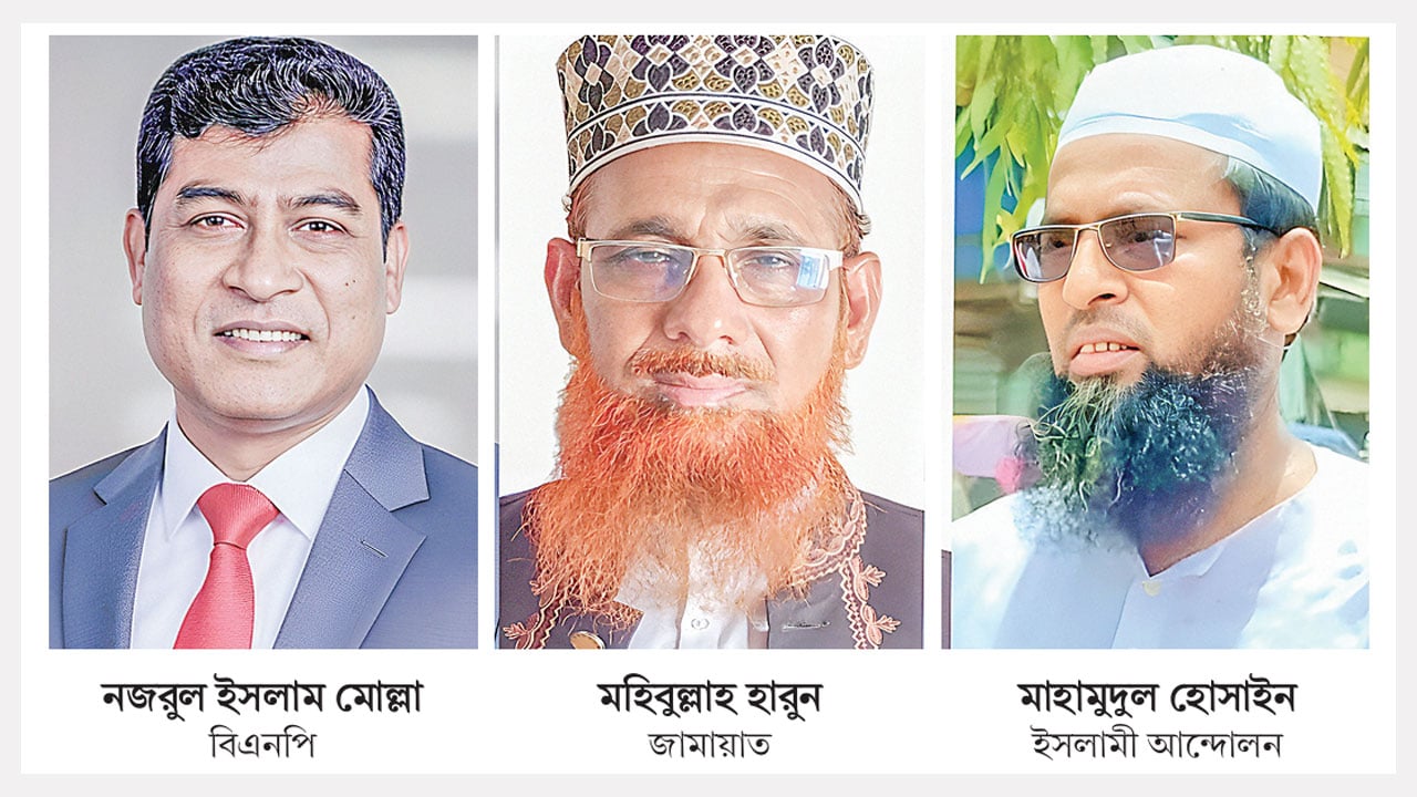 বরগুনা-১ আসনে নির্বাচনি প্রচারে ব্যস্ত প্রার্থীরা