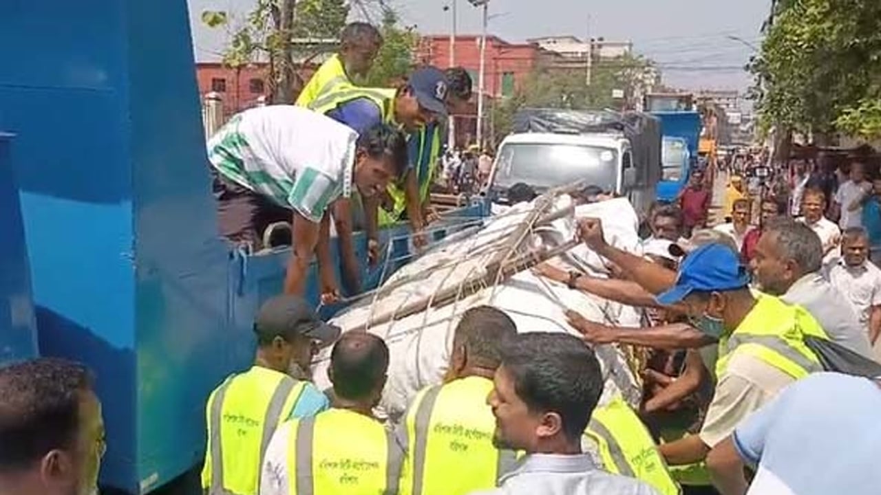 বরিশাল নগরীতে অবৈধ দখল উচ্ছেদ