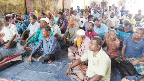 জুট মিলের জায়গায় ফিড কারখানা, খুলনায় শ্রমিকদের বিক্ষোভ
