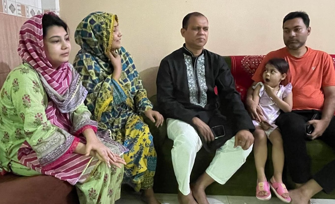 মরহুম সাংবাদিক রউফ জালালের পরিবারের খোঁজ নিলেন রুমন