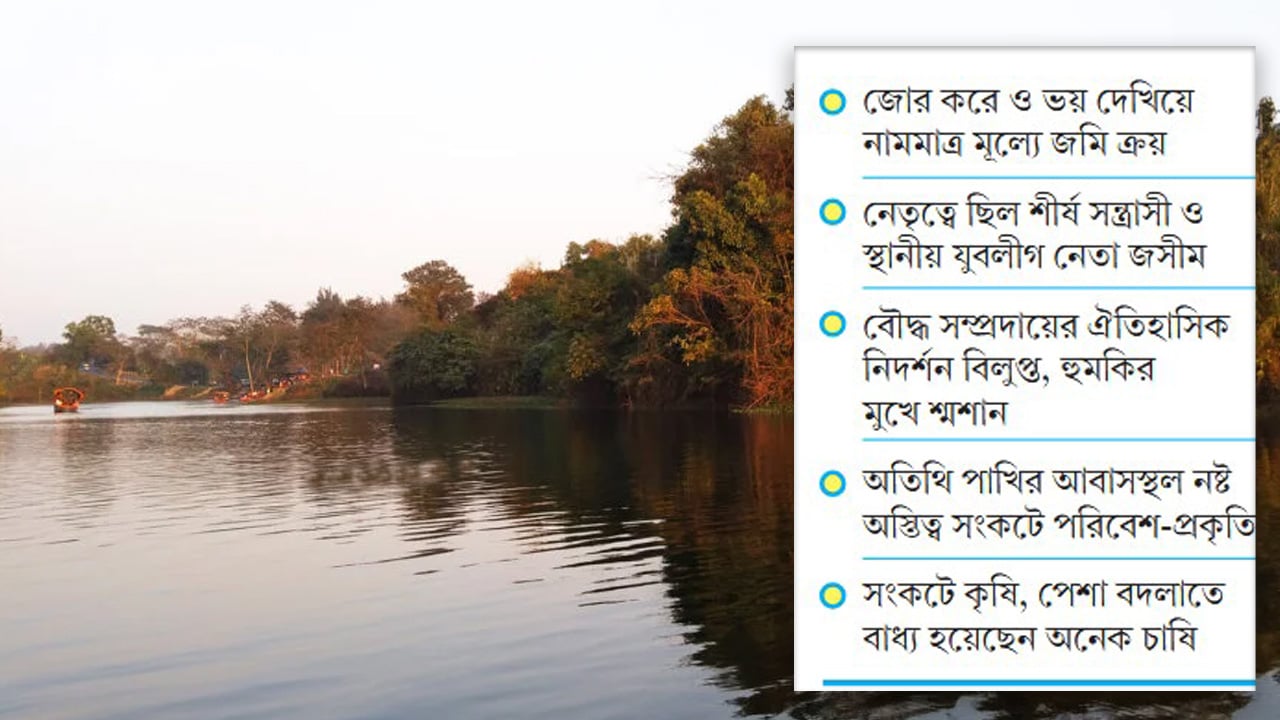 ৫০০ বছরের প্রাচীন দিঘি দখল এস আলম গ্রুপের
