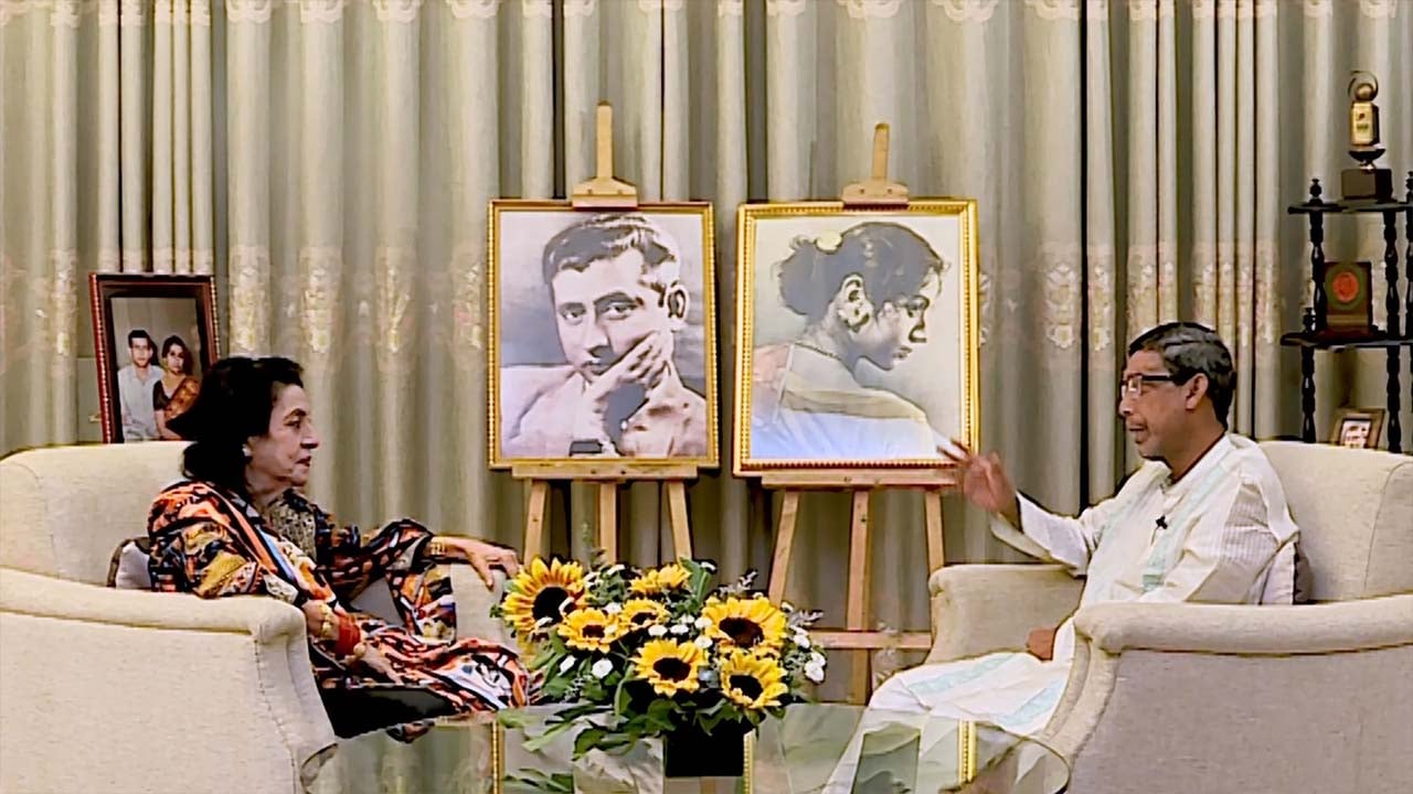 প্রথমবার টেলিভিশন অনুষ্ঠানে চিত্রা জহির