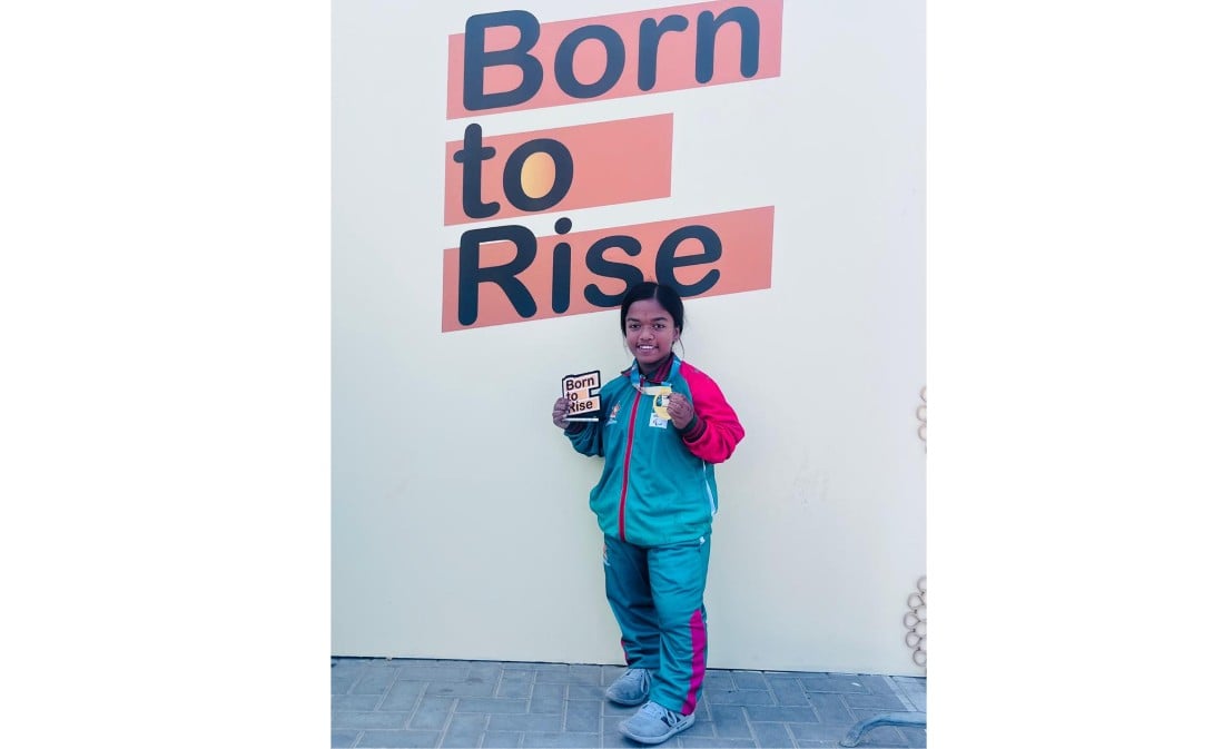 দুবাইয়ে চৈতির স্বর্ণপদক জয়