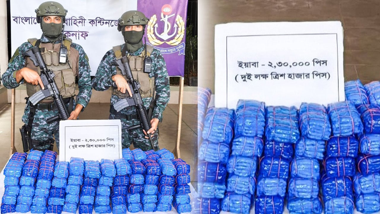 কারবারিদের আস্তানায় মিলল সাড়ে ১১ কোটি টাকার ইয়াবা