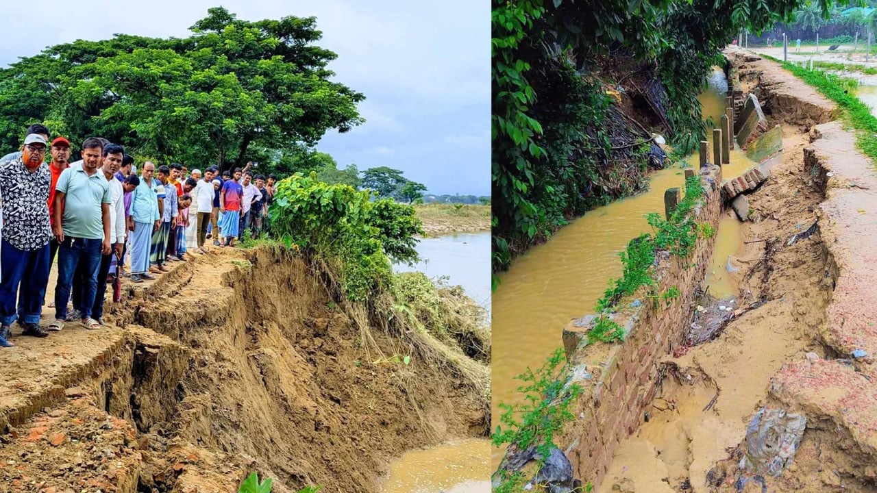 কক্সবাজারে বন্যার পানি নামছে, বেরিয়ে আসছে ক্ষতচিহ্ন