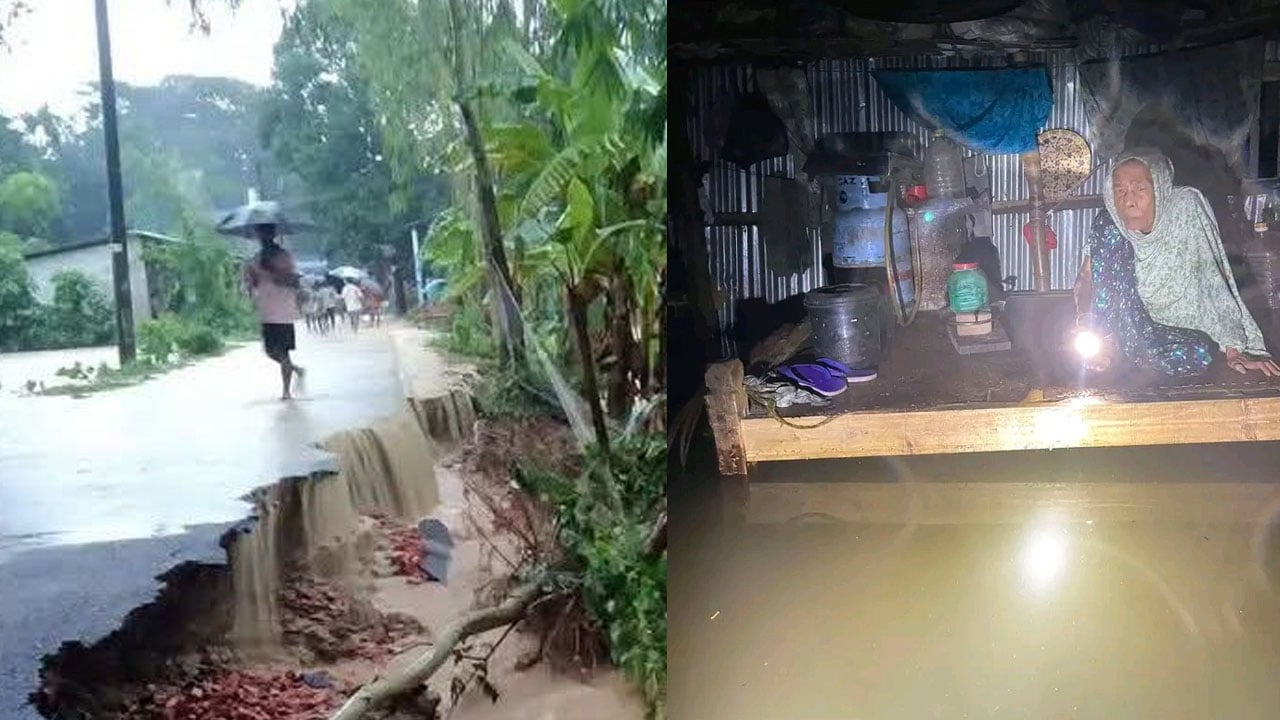 সড়ক যোগাযোগ বিচ্ছিন্ন বাঁশখালী, লক্ষাধিক মানুষ পানিবন্দি