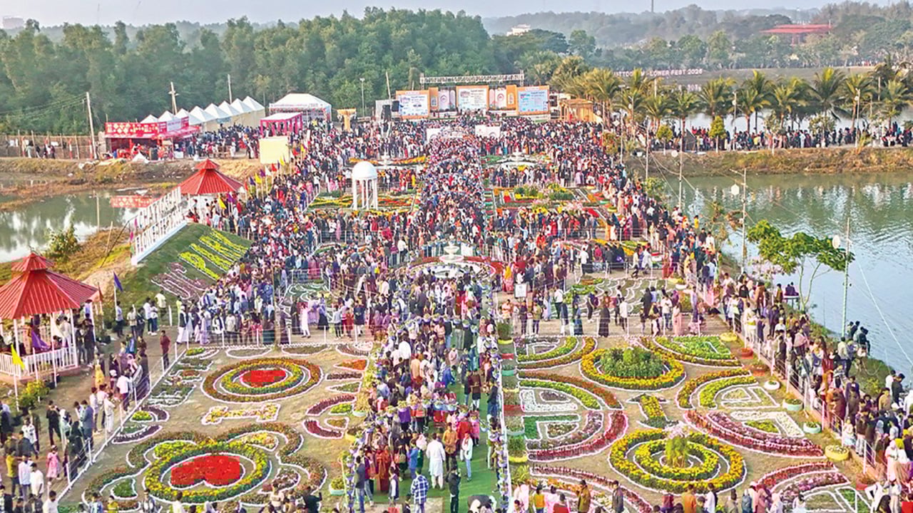 সাগরপাড়ে ফুলের রাজ্য