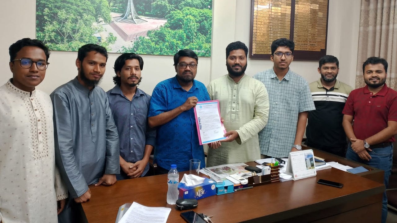 দ্রুত চাকসু নির্বাচনের রোডম্যাপ চেয়ে শিবিরের স্মারকলিপি