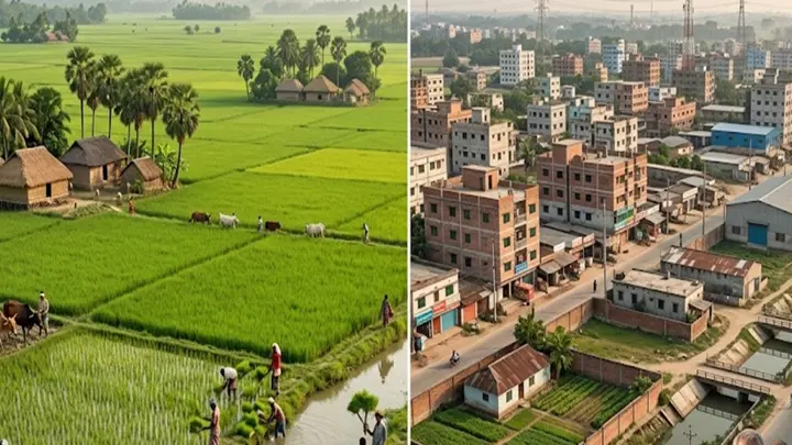 ৫২ বছরে দেশে আবাদি জমি কমেছে ৩০ শতাংশ