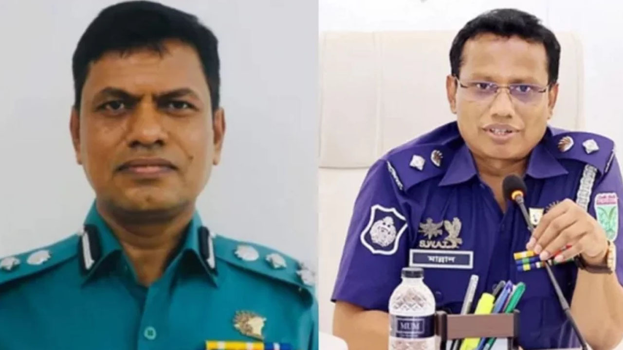 ডিআইজি মোল্যা নজরুল ও এসপি মান্নান বরখাস্ত