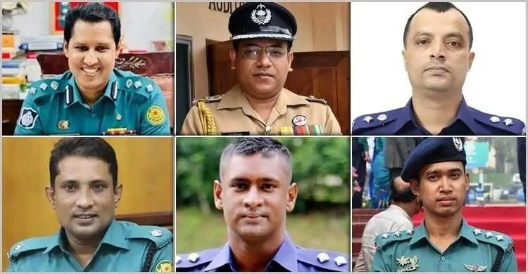 বিপ্লব-সুদীপসহ ছয় পুলিশ কর্মকর্তা বরখাস্ত