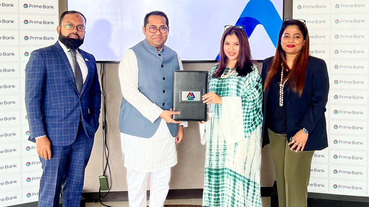 প্রাইম ব্যাংক ও আরএস গোল্ড-এর চুক্তি স্বাক্ষর