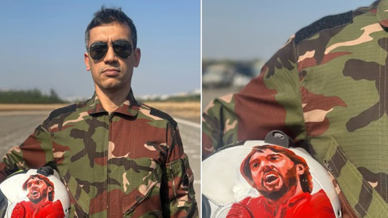 প্যারাট্রুপার ওসমান হাদির ছবি আঁকা হেলমেট পরবেন