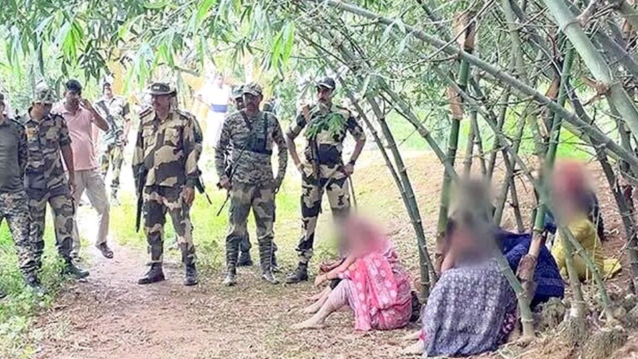 বিরামপুর সীমান্তে ৯ ভারতীয় নারীর পুশইন ঠেকাল বিজিবি