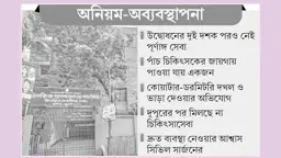 ২০ বছরেও পূর্ণাঙ্গ সেবা চালু হয়নি জিনজিরা হাসপাতালে