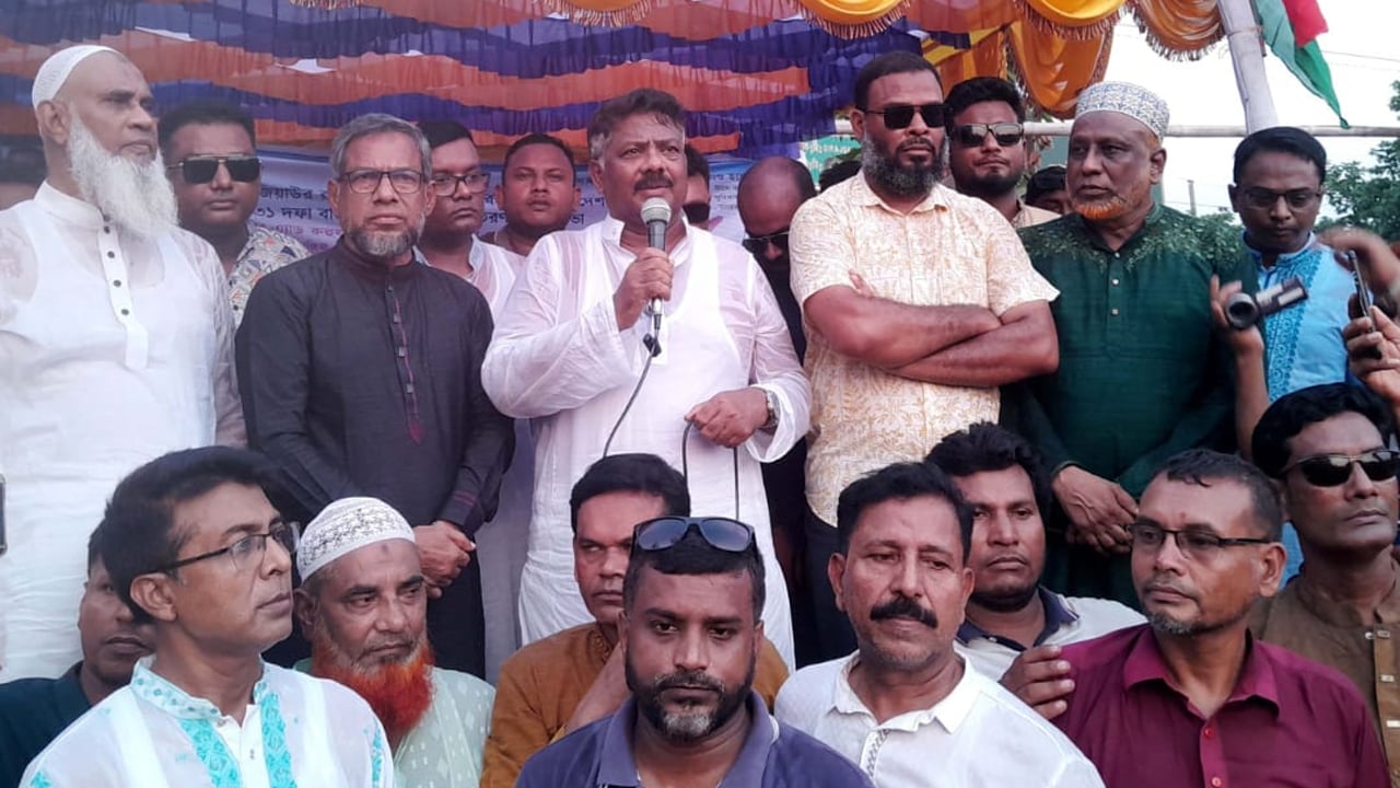 আওয়ামী লীগের পতনের আগে মঞ্চে বসার লোক পাইনি: দুলু