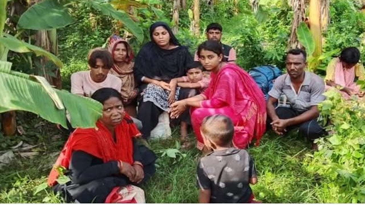 সীমান্তে অবৈধ অনুপ্রবেশের অভিযোগে নারী-শিশুসহ ১০ জন আটক