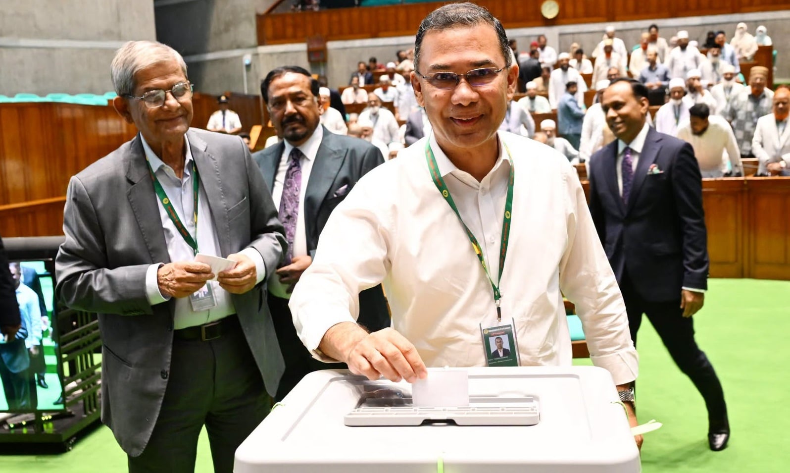 ভোট দিয়েছেন স্পিকার, প্রধানমন্ত্রী ও বিরোধী দলীয় নেতা
