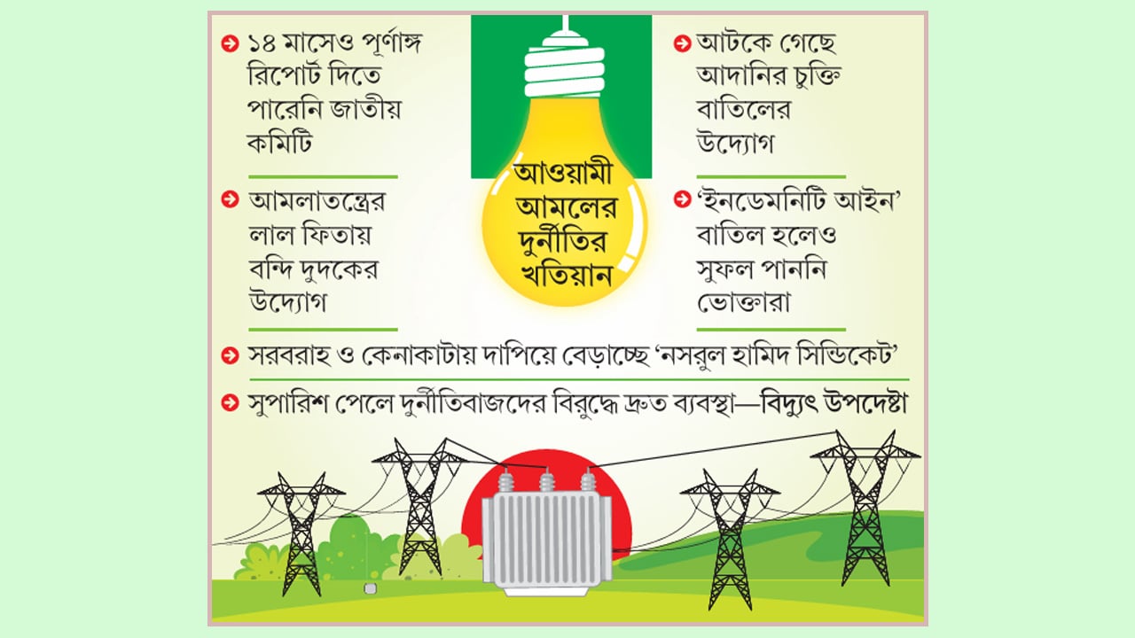বিচারের বাইরেই থাকছে বিদ্যুৎ খাতের রাঘব বোয়ালরা