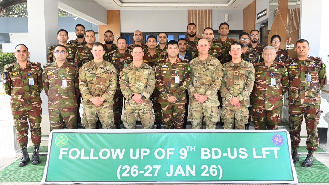 বাংলাদেশ-যুক্তরাষ্ট্র ৯ম ল্যান্ড ফোর্সেস টকস’র সমাপ্তি