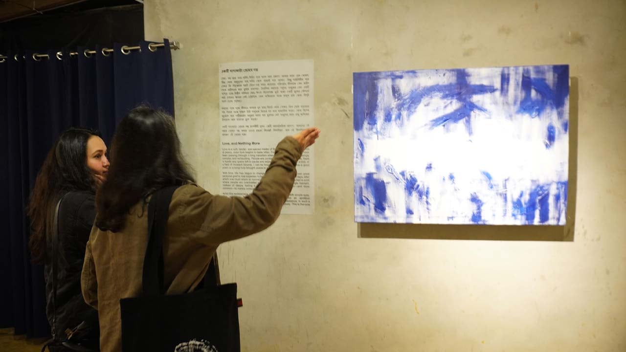 চলছে শিল্পী রাসেল চৌধুরীর একক শিল্পকর্ম প্রদর্শনী