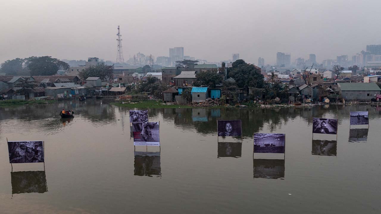 সীমান্ত হত্যার প্রতিবাদে চলছে আলোকচিত্র প্রদর্শনী