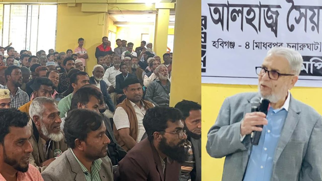 ভোটাধিকার প্রতিষ্ঠায় ধানের শীষে ভোট দিন: সৈয়দ ফয়সল