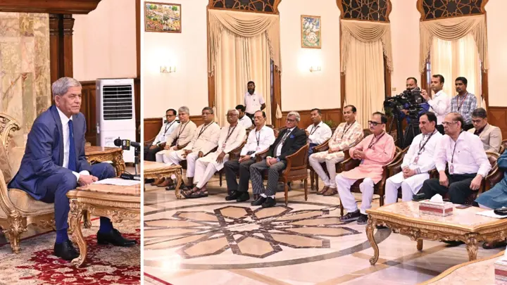 গণতন্ত্র সুপ্রতিষ্ঠিত হলে সব সম্প্রদায়ের অধিকার নিশ্চিত হবে: রাষ্ট্রপতি 