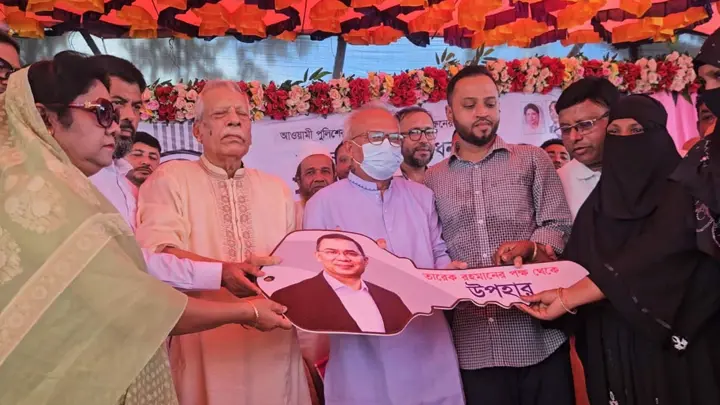পুলিশের গুলিতে নিহত ফেনীর যুবদল নেতার পরিবারকে প্রধানমন্ত্রীর নতুন ঘর