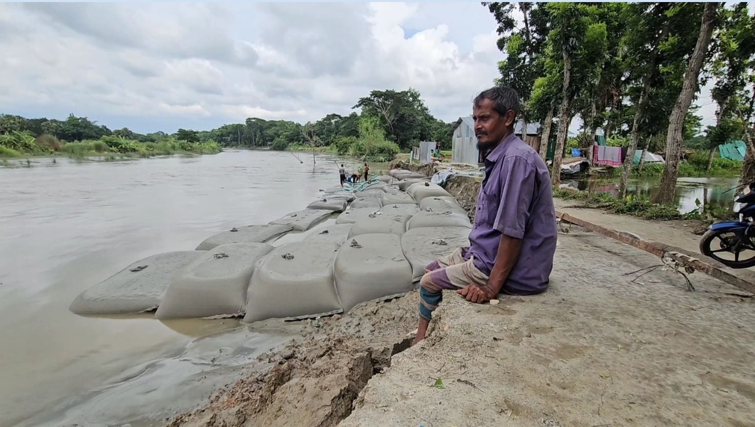 নদীভাঙন: ক্রমেই ছোট হয়ে আসছে সোনাগাজী উপজেলা