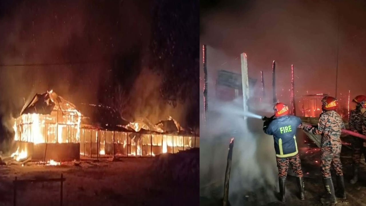 প্রতিষ্ঠার চার বছরের মাথায় স্কুল আগুনে পুড়ে ছাই