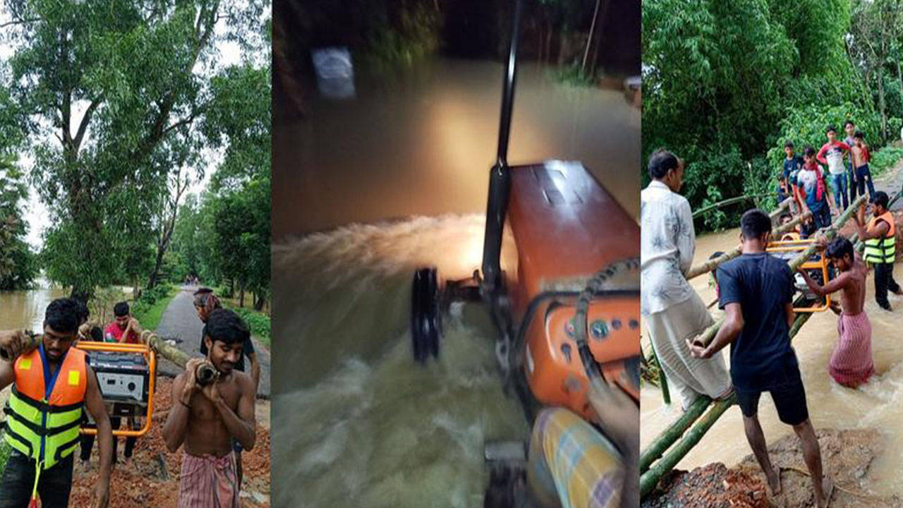 বন্যাকবলিত এলাকায় বিশেষ ব্যবস্থায় নেটওয়ার্ক সচল রাখবে সরকার