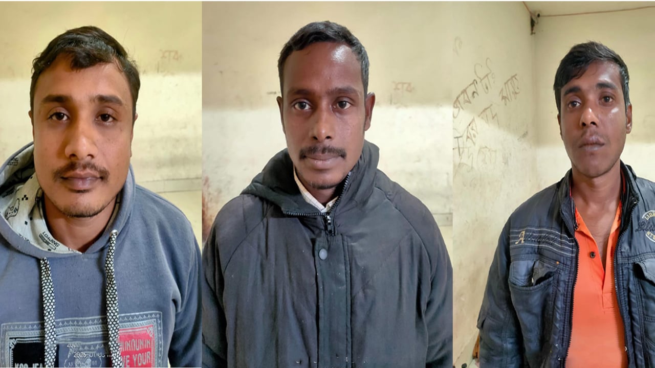 গোবিন্দগঞ্জে হাতকড়া পরিহিত আসামি ছিনতাইয়ের ঘটনায় গ্রেপ্তার ৩