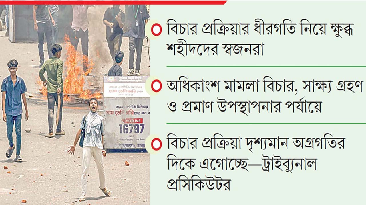 গণহত্যায় জড়িত আ.লীগের শীর্ষ নেতাদের বিচার কতদূর