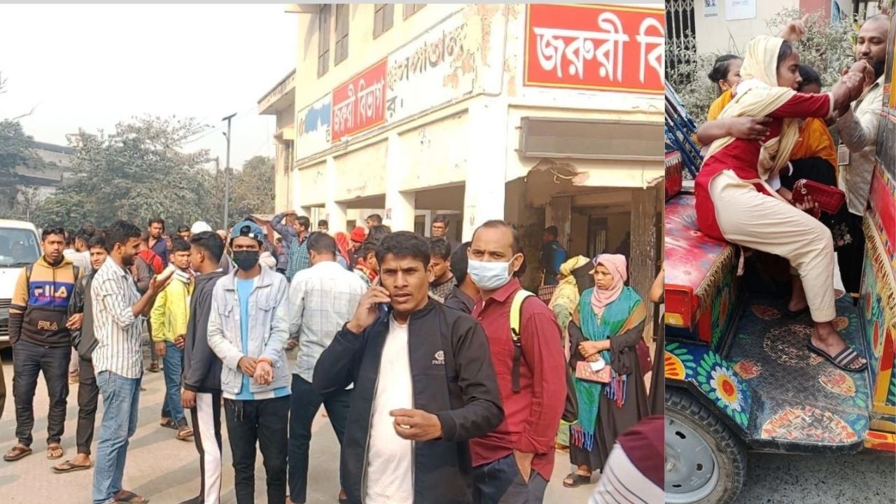 টঙ্গীতে ফের শতাধিক পোশাককর্মী‎ অসুস্থ