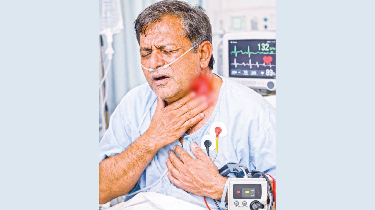 গলার সংক্রমণে হৃদরোগের ঝুঁকি