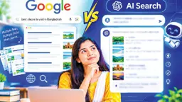 এআই সার্চ বনাম গুগল সার্চ