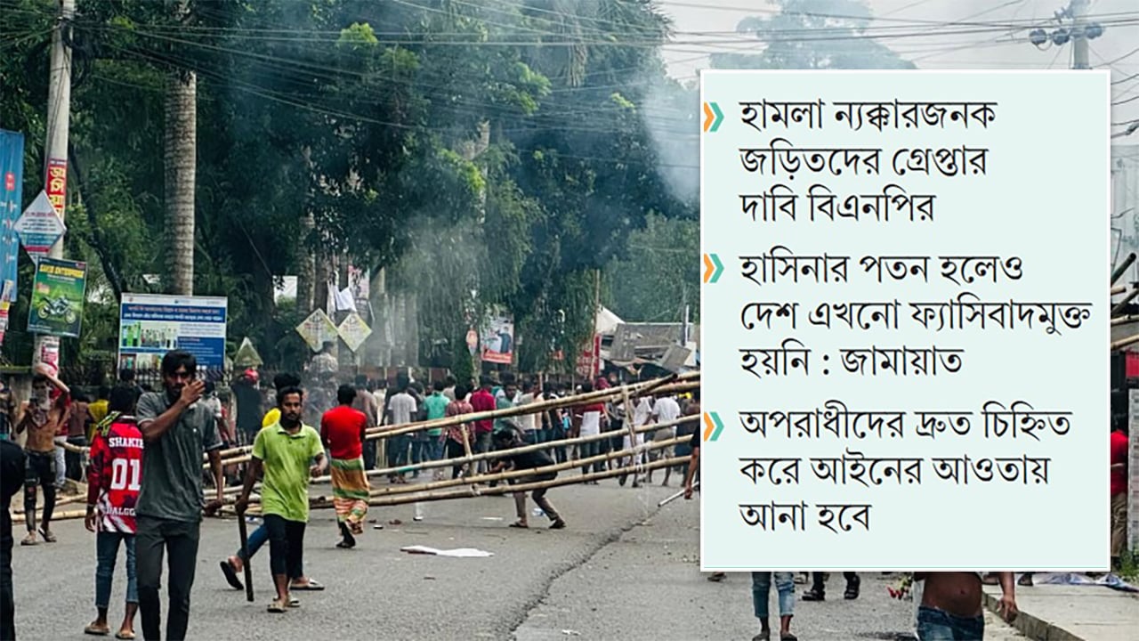 রাজনৈতিক অঙ্গনে ক্ষোভ নিন্দা, সরকারের হুঁশিয়ারি