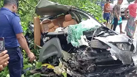 গোপালগঞ্জে বাসের ধাক্কায় প্রাইভেটকারের দুই যাত্রী নিহত, আহত ২০