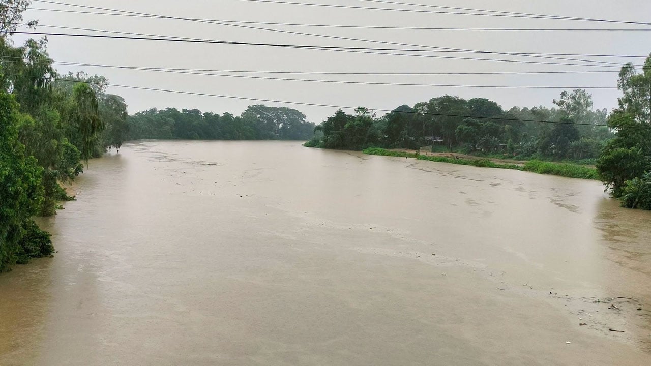হবিগঞ্জে বিপৎসীমার ওপরে নদ-নদীর পানি, বন্যার শঙ্কা