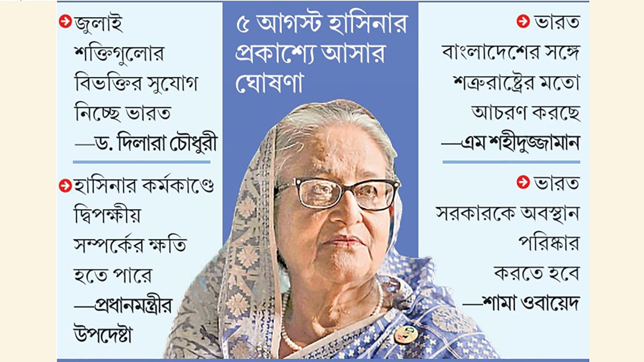 আবারও দিল্লির ‘হাসিনা কার্ড’
