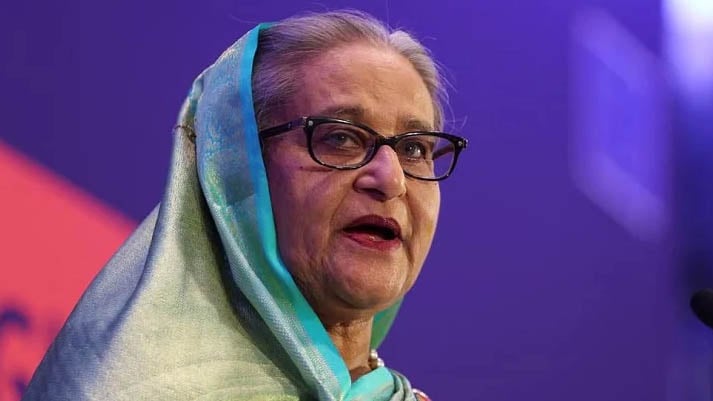 আদালত অবমাননা মামলায় হাসিনার ৬ মাসের কারাদণ্ড