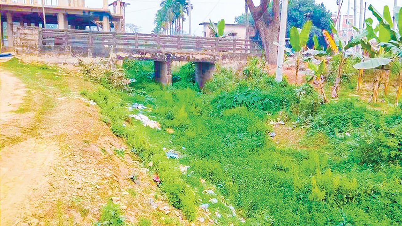 অস্তিত্ব সংকটে হবিগঞ্জে জিয়াউর রহমানের স্মৃতিবিজড়িত খাল