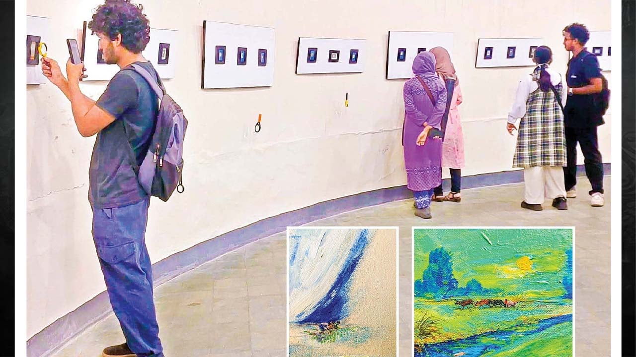 খলিফা পলাশের মিনিয়েচার ও ন্যানো পেইন্টিংস প্রদর্শনী