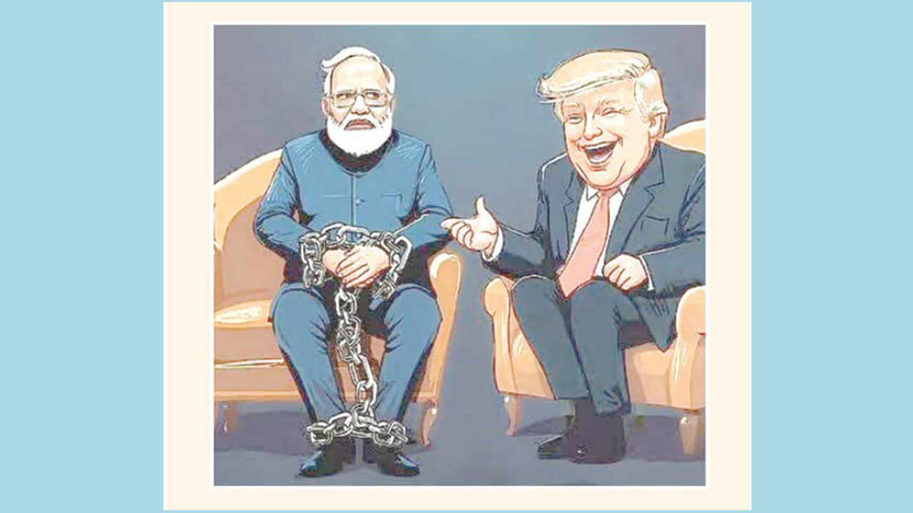 হাতকড়া বিতর্কে উত্তাল ভারত