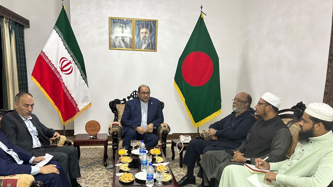 ইরানের রাষ্ট্রদূতের সঙ্গে ইসলামী আন্দোলনের সাক্ষাৎ