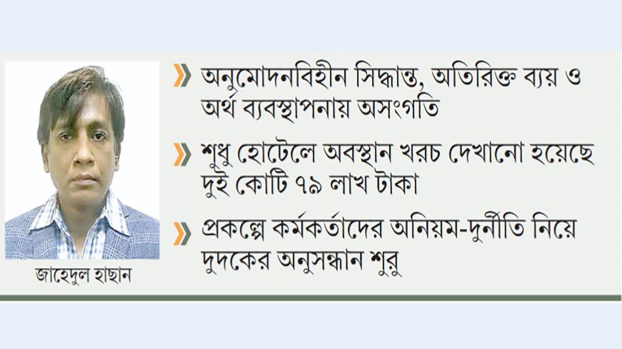 জাহেদুলের বিরুদ্ধে মিলল কোটি কোটি টাকা আত্মসাতের প্রমাণ