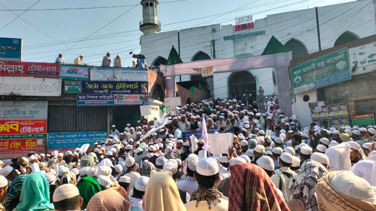 সাদপন্থিদের গ্রেফতারসহ ৩ দফা দাবি উলামা মাশায়েখদের